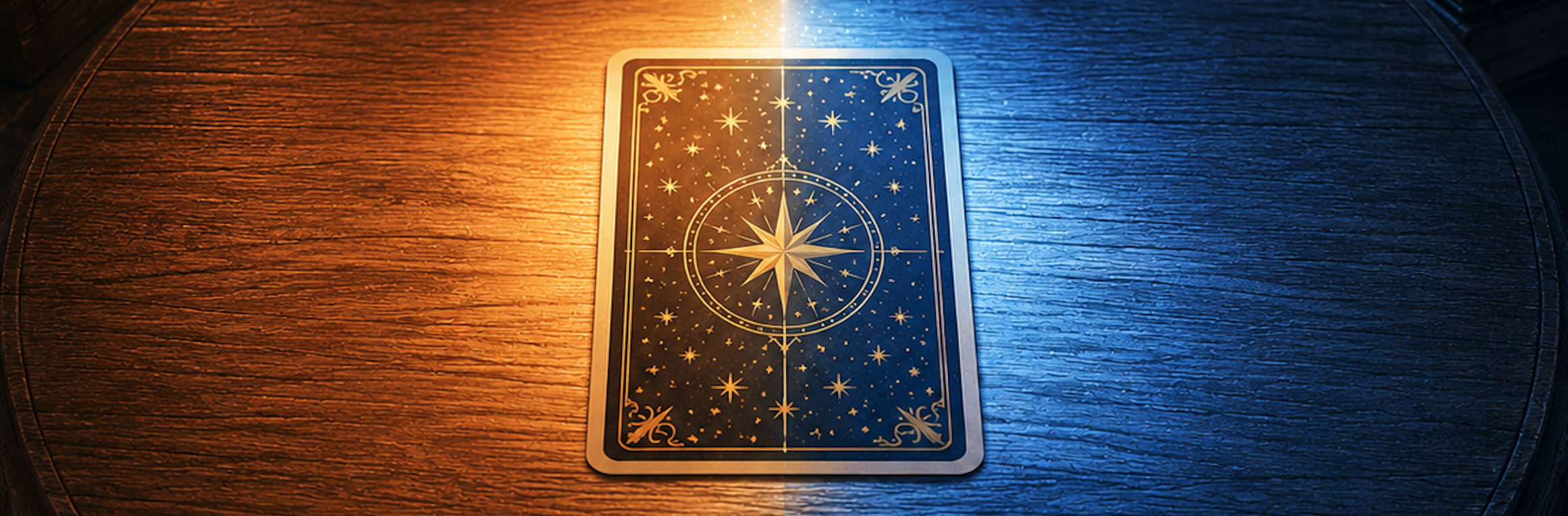 A single tarot card drawn for a yes or no tarot reading