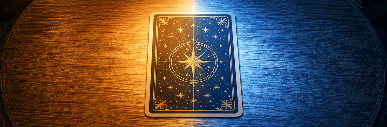 A single tarot card drawn for a yes or no tarot reading