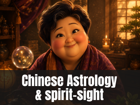 Mama reads your whole fortune, Four Pillars & spirit-sight